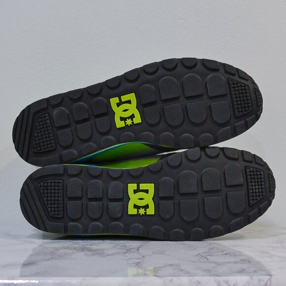 DC | GREEN/BLUE/GRAY SKATE SHOES - Picture 4 of 8